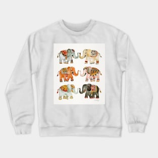 warm elephants Crewneck Sweatshirt